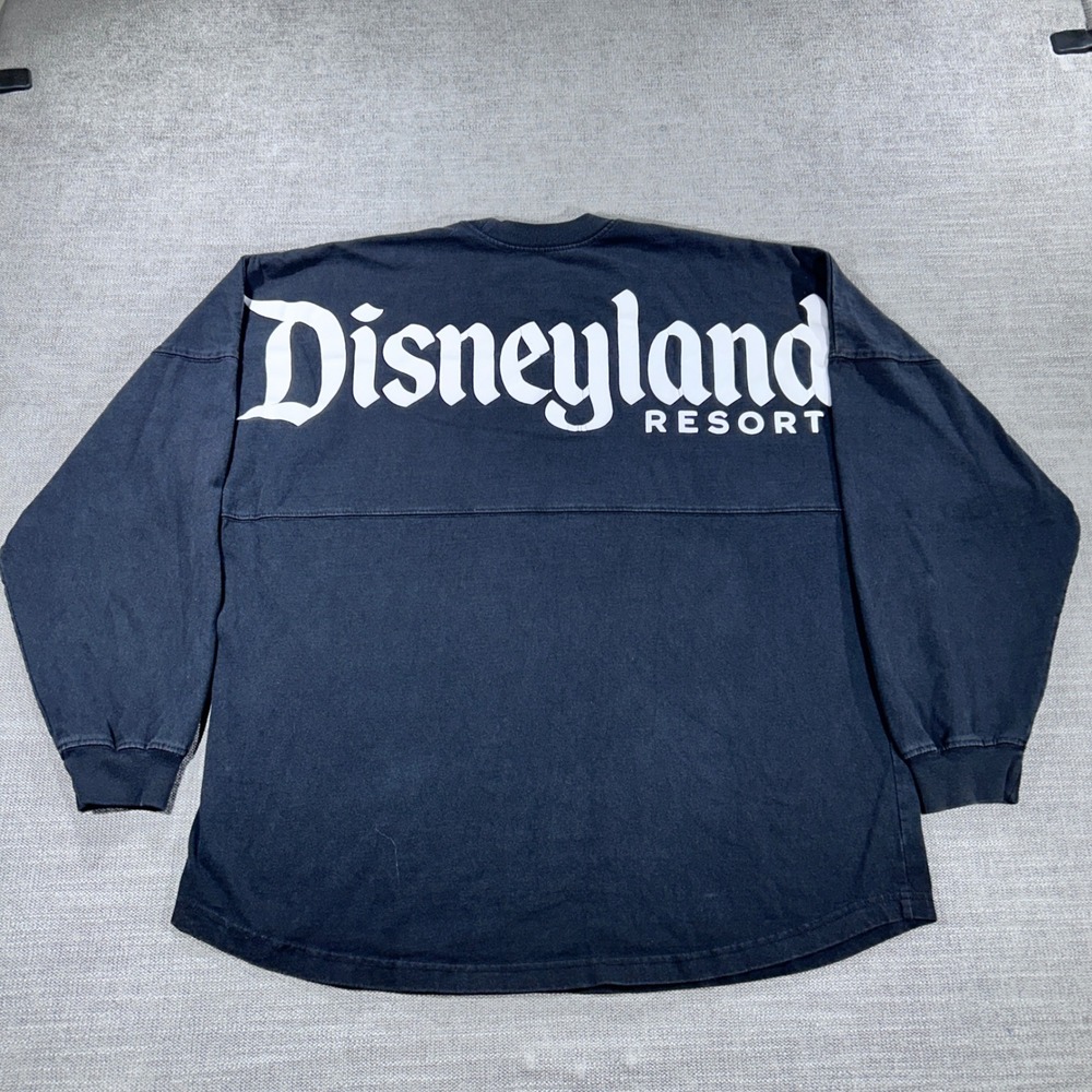 Disney Spirit Jersey Shirt Adult Large Black Good Disneyland Resort Est 1955 L